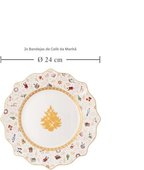 Kit Jantar Natalino Tradicional – 6 Peças