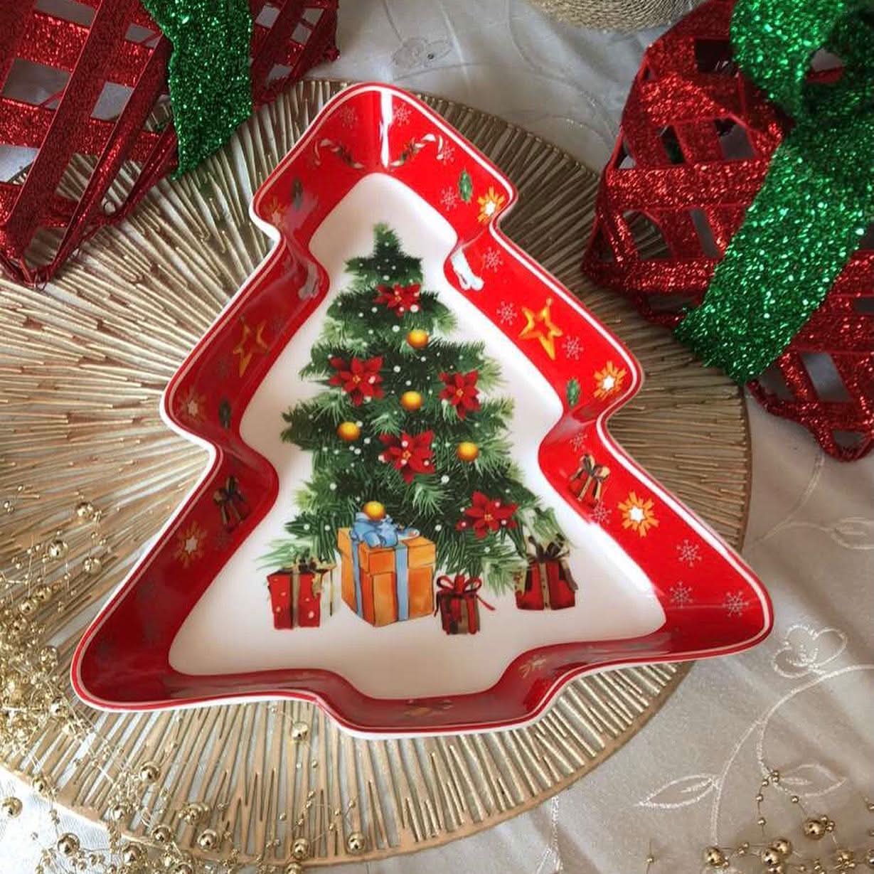 Kit Louça Natalina Premium Completo – 27 Peças