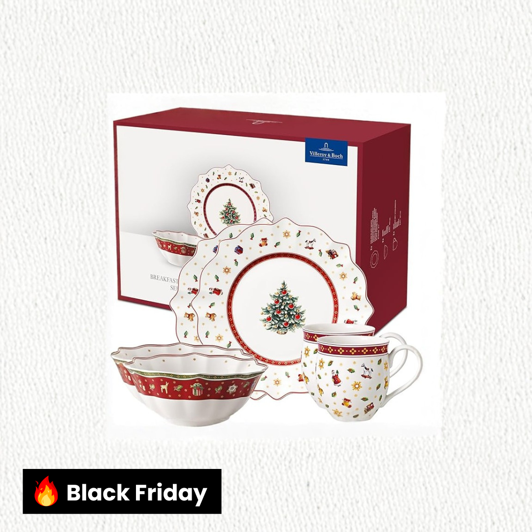 Kit Jantar Natalino Tradicional – 6 Peças