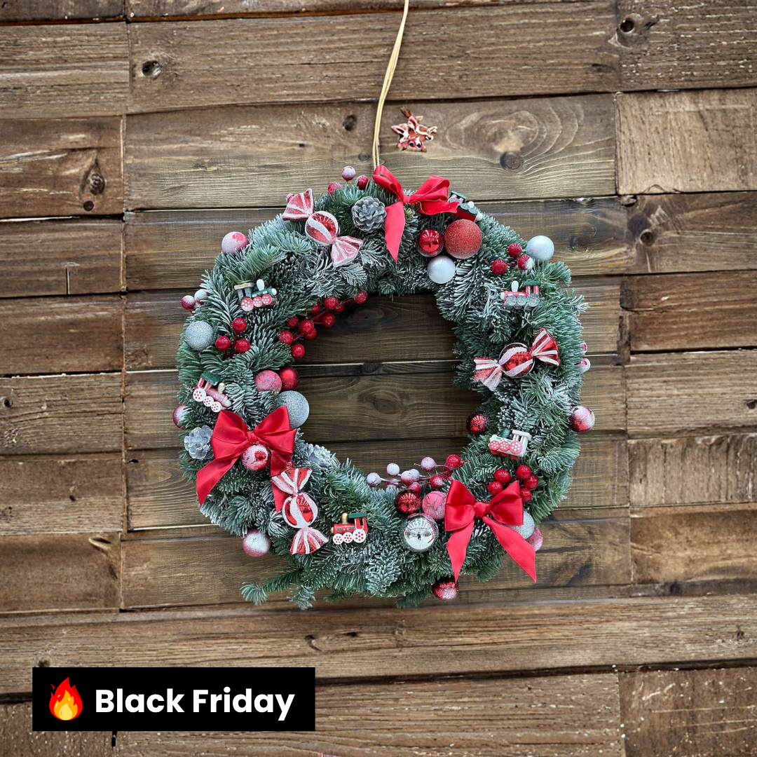 Guirlanda Rústica Nevada