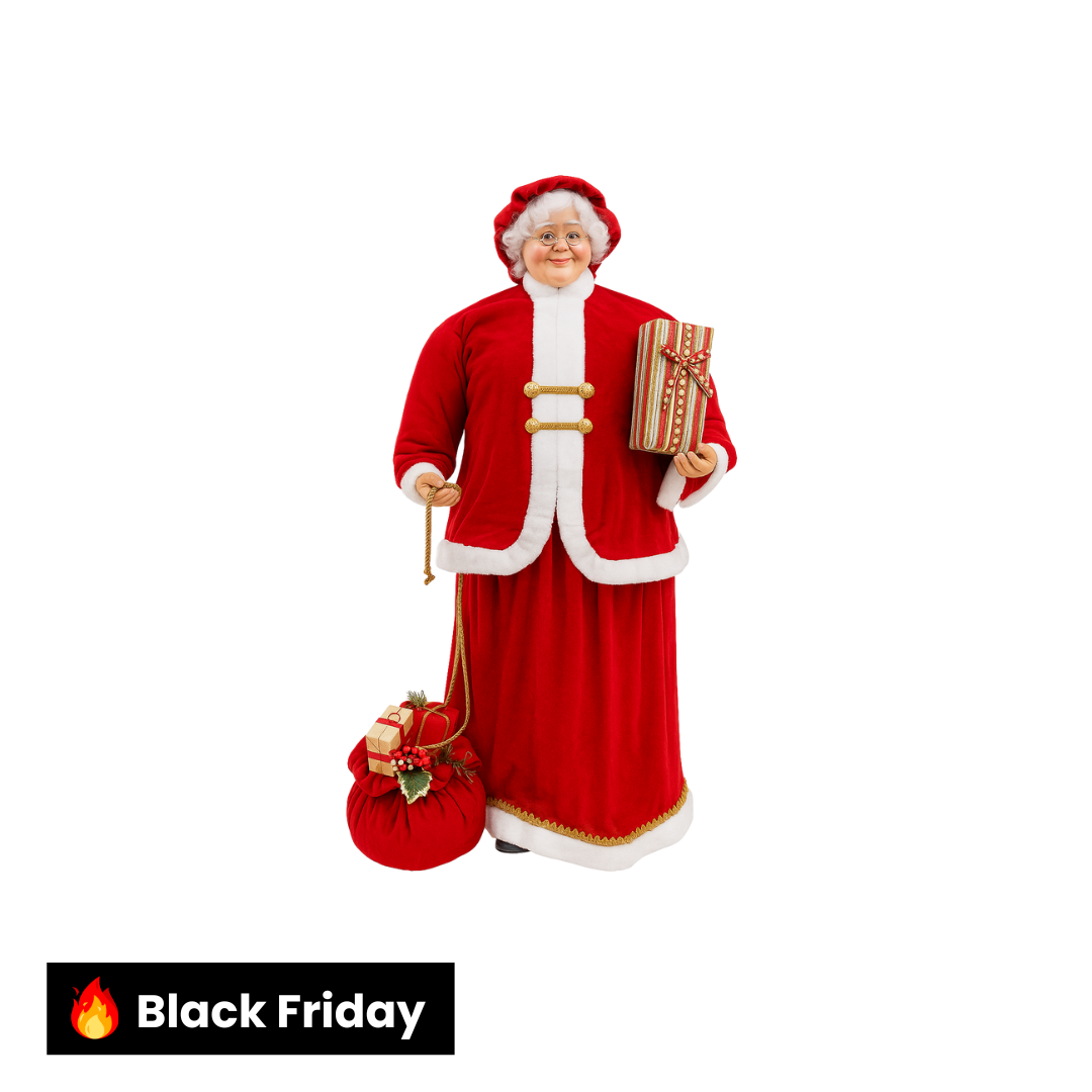 Mamãe Noel Gigante 110cm – Decoração Natalina + Brinde!