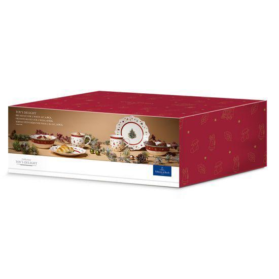 Kit Jantar Natalino Vermelho – 6 Peças