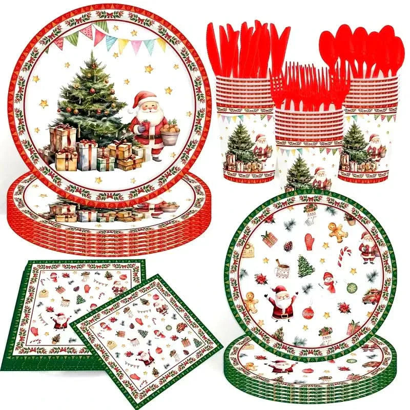 Kit Talheres Festa de Natal – 140 Peças