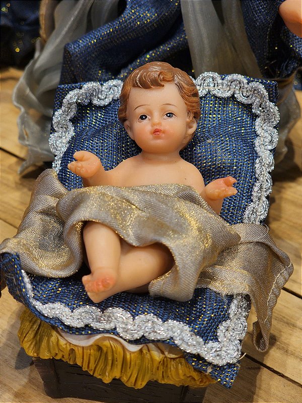 PRESÉPIO DE RESINA LUXO 11 PÇS