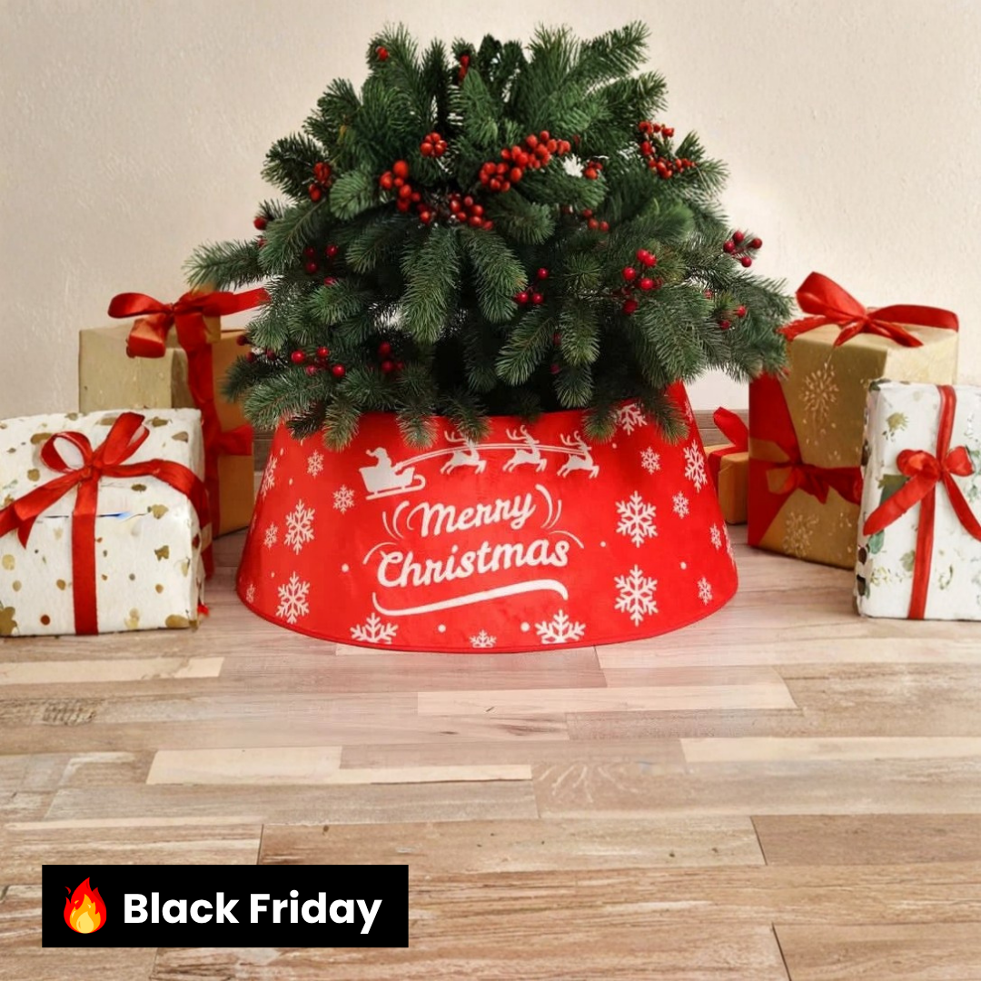 Saia De Árvore Natalino Estampado 45x70cm