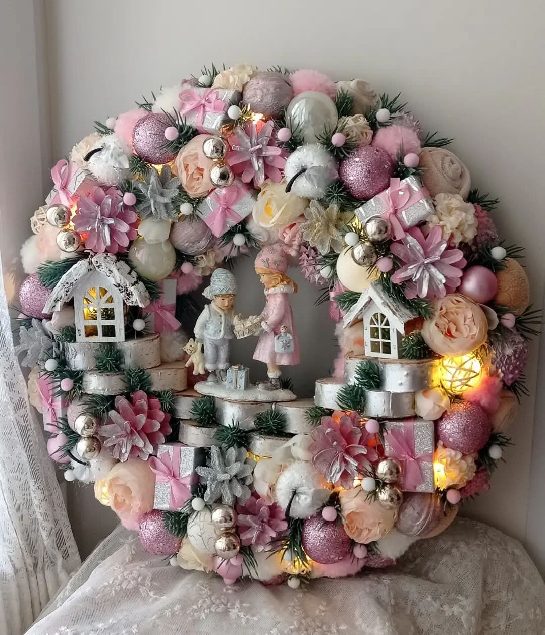 Guirlanda Nevada Floral