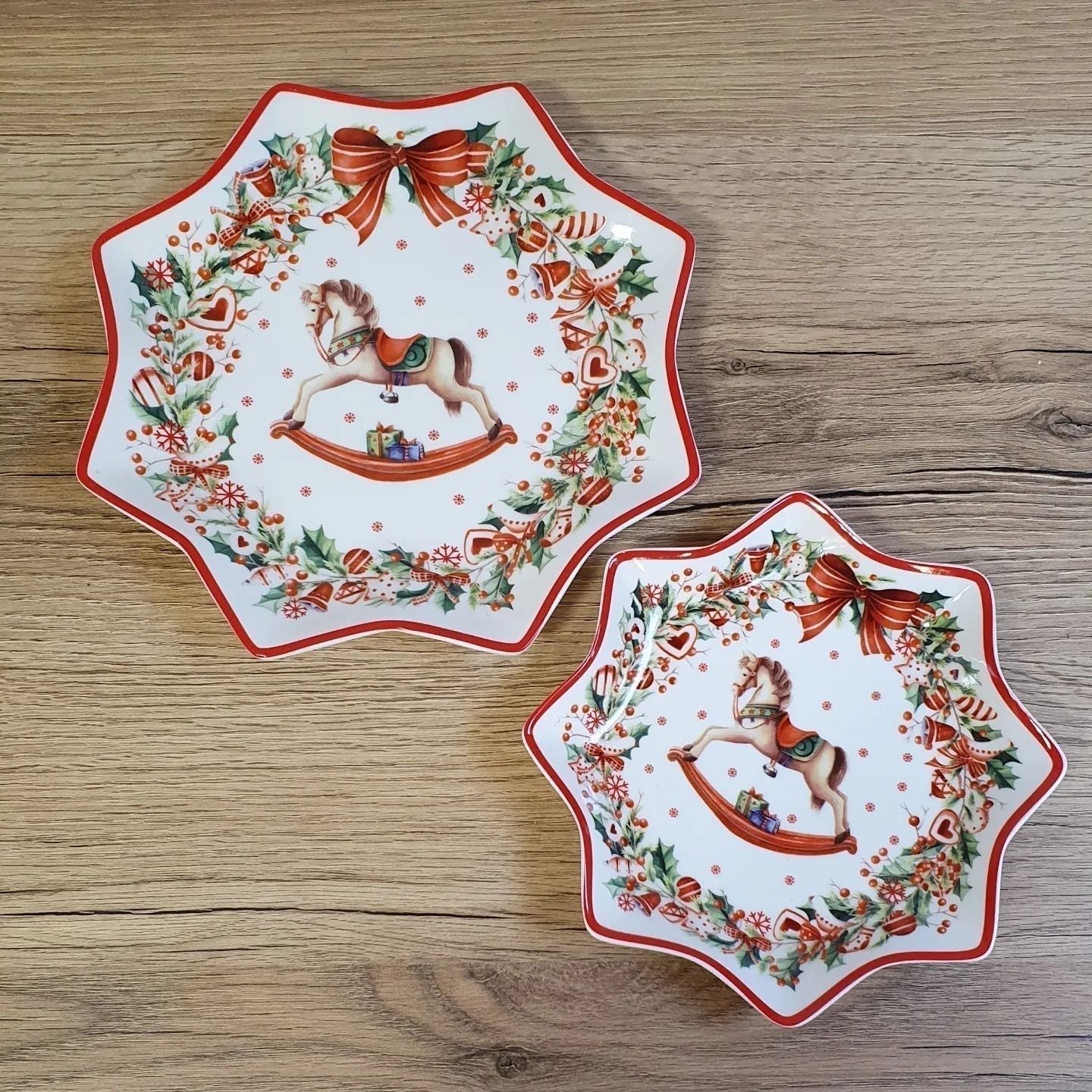 Kit Porcelana Natalina Elegance – 9 Peças