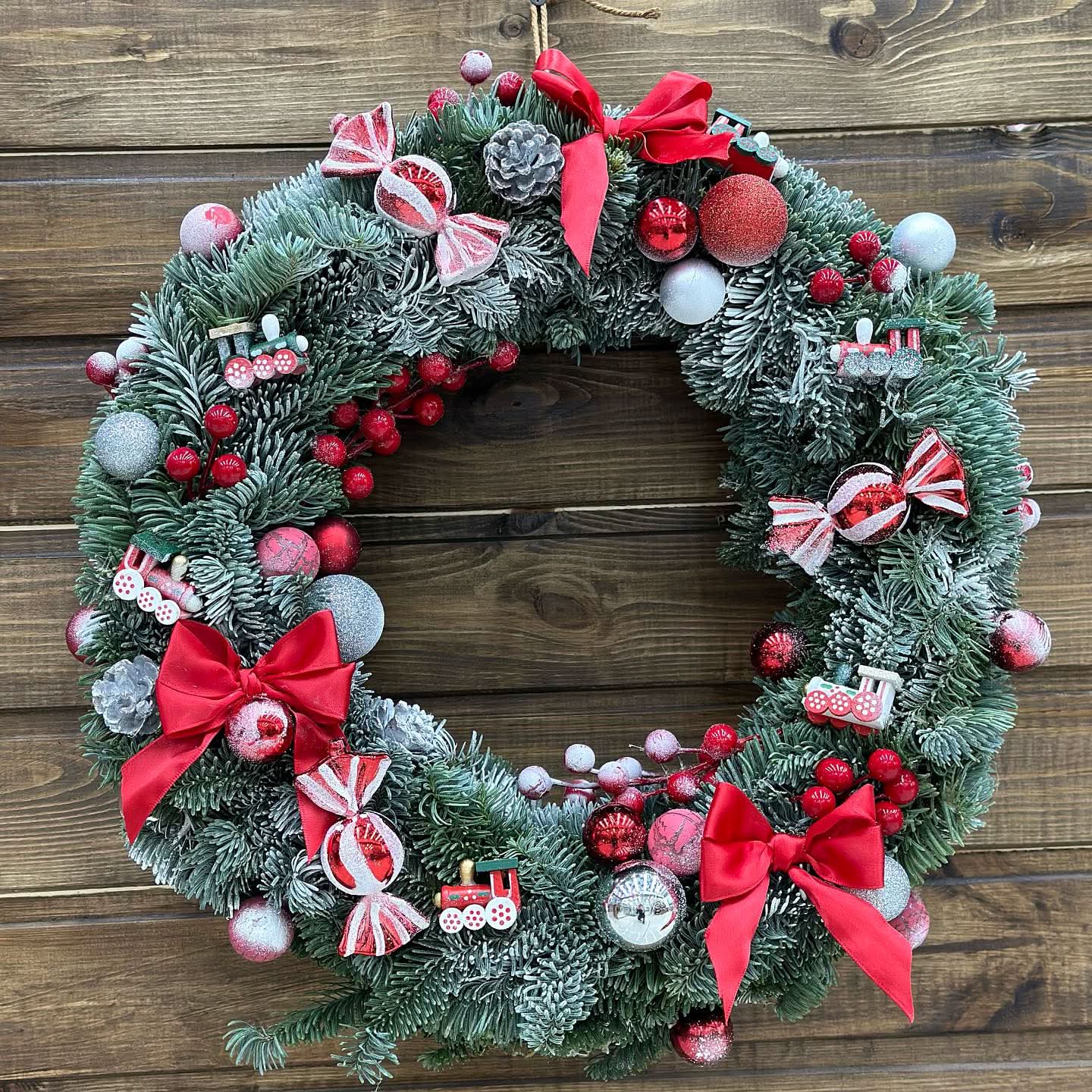 Guirlanda Rústica Nevada