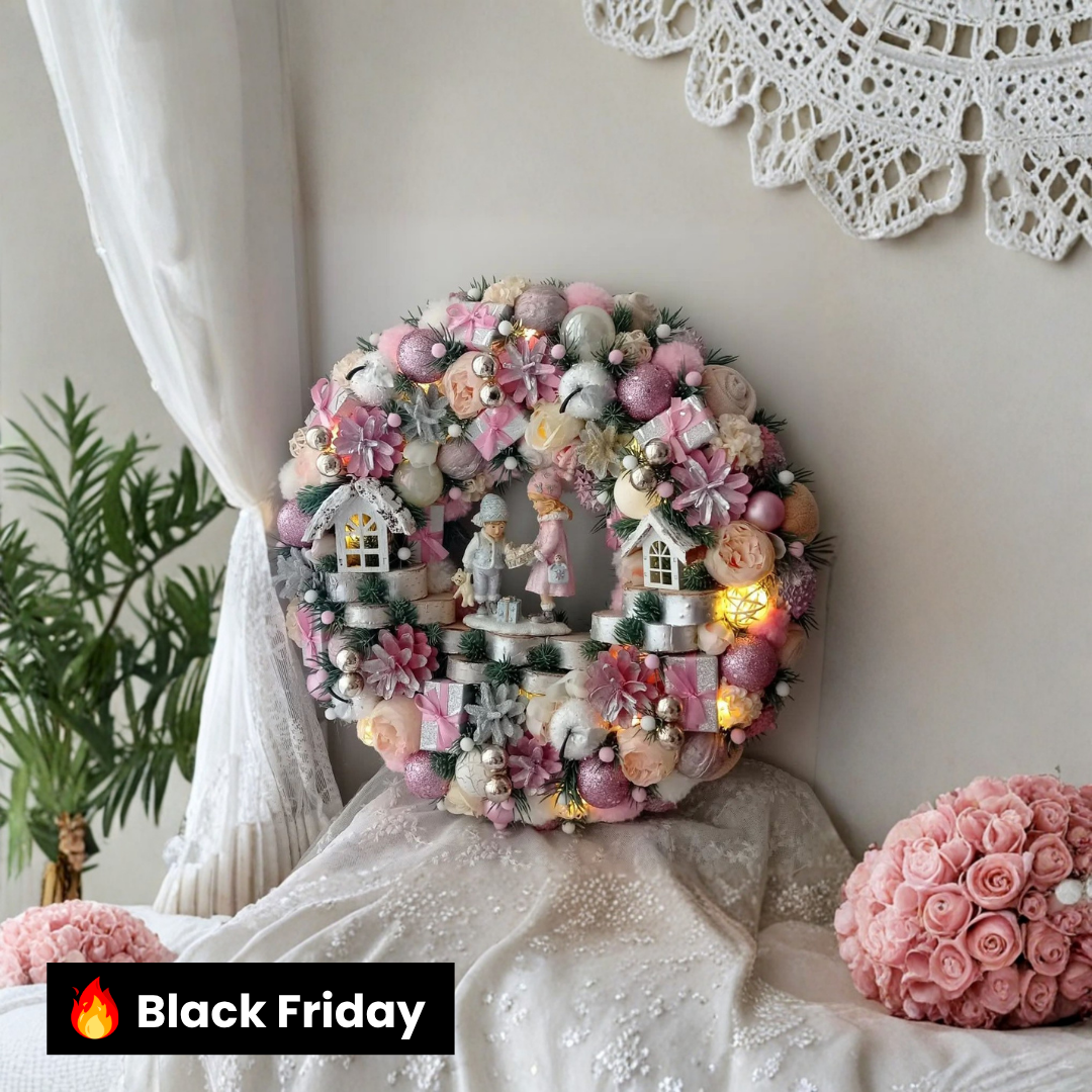 Guirlanda Nevada Floral