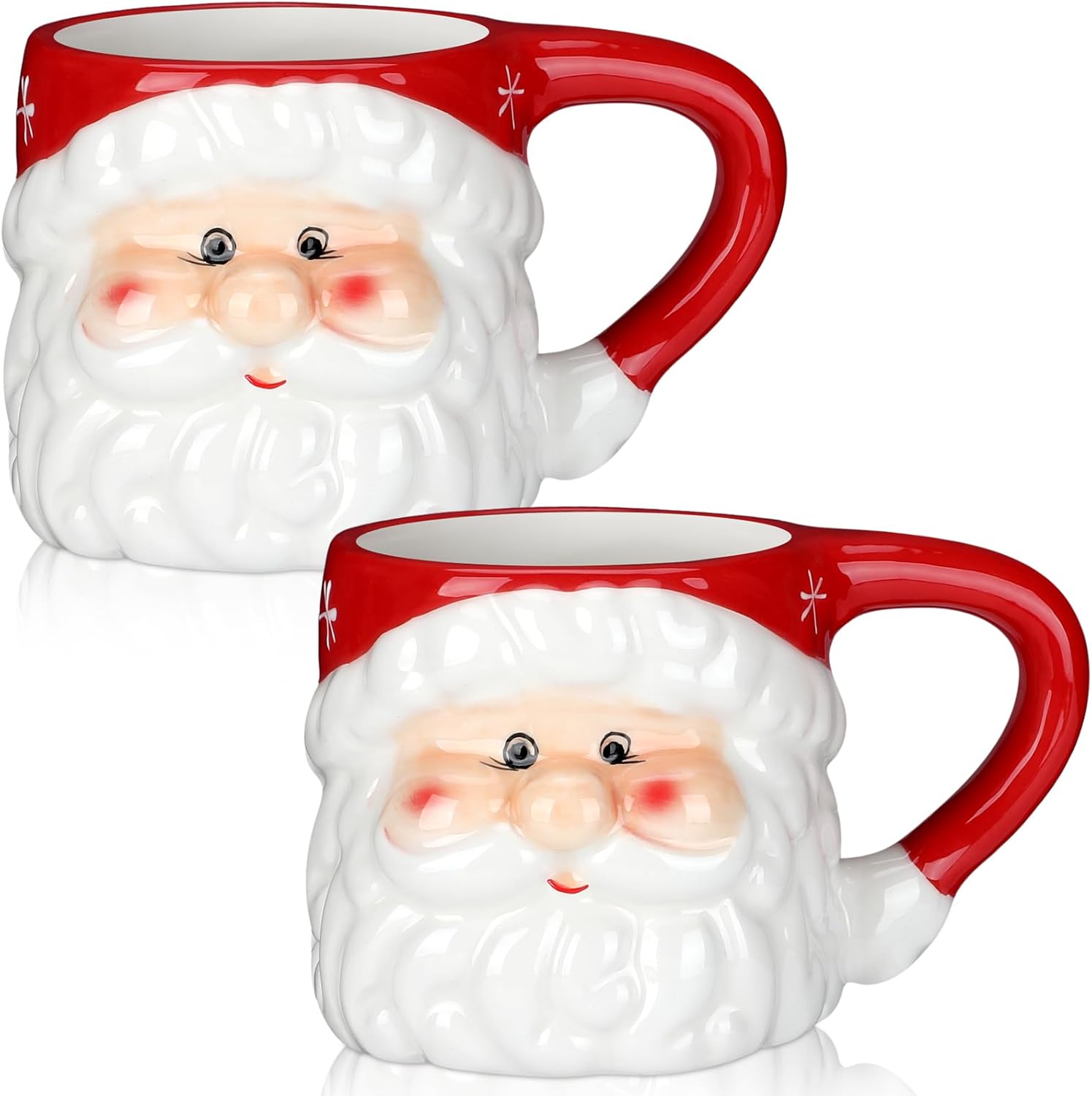 Kit Canecas Vintage Papai Noel – 2 Peças