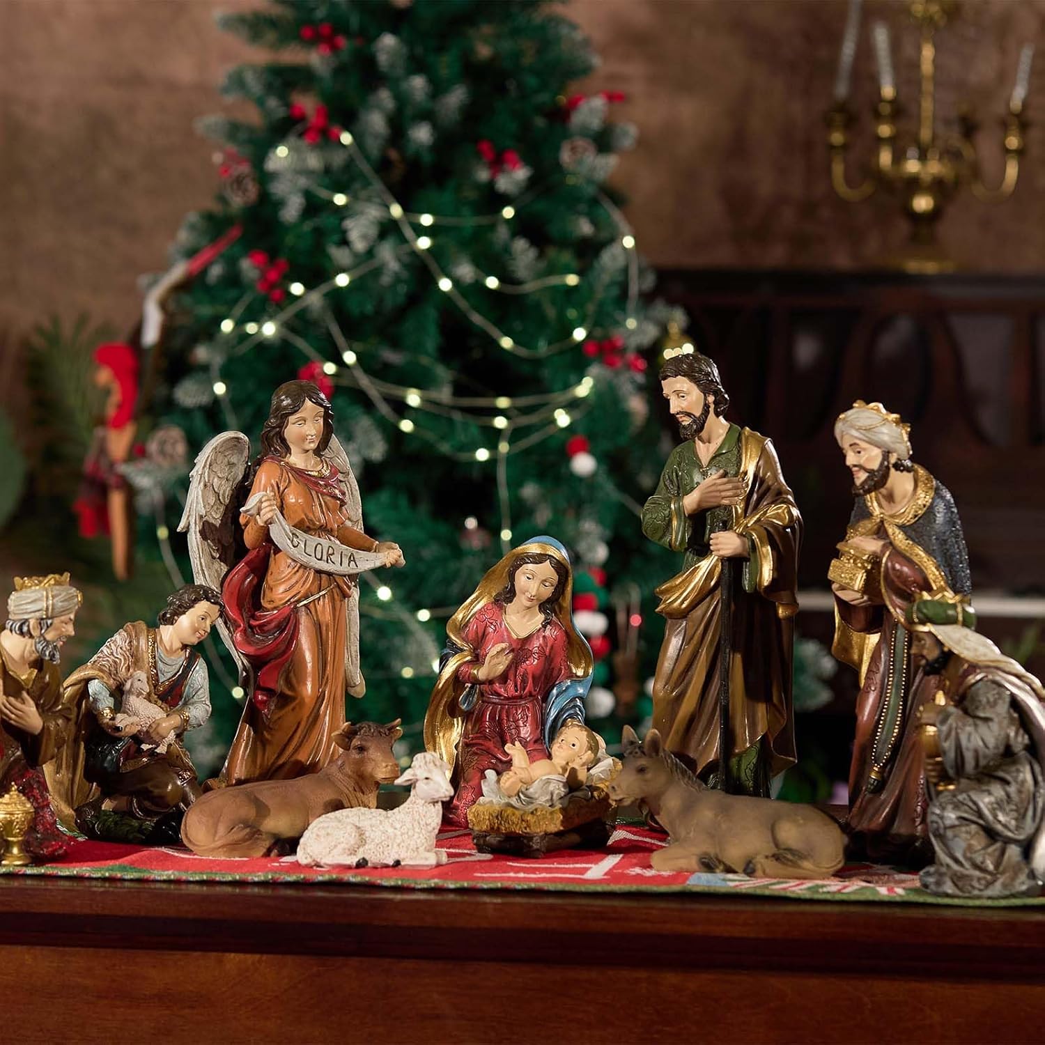 Presépio Tradicional Sagrada Família – 11 Peças (21 -32 cm)