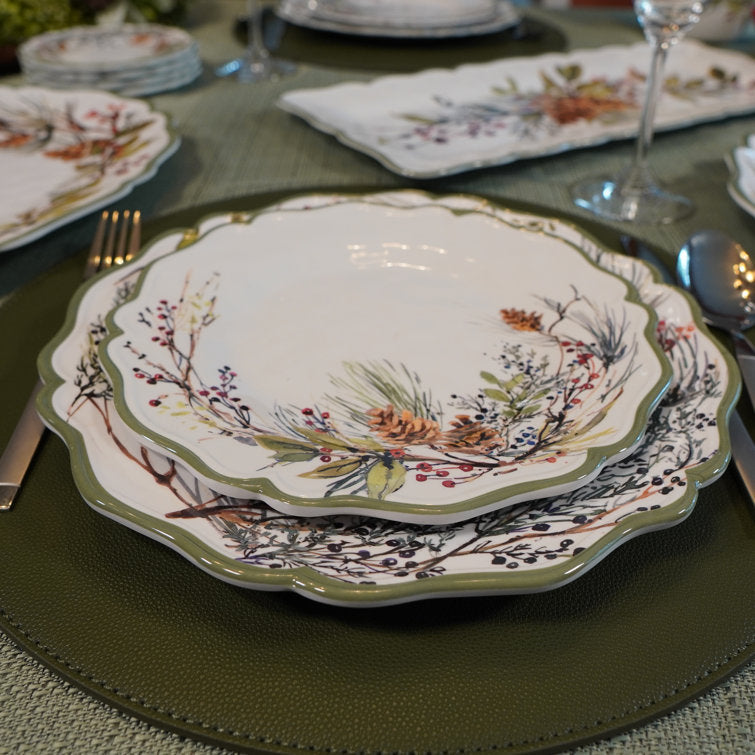 Kit Louças Onduladas de Porcelana – 12 Peças