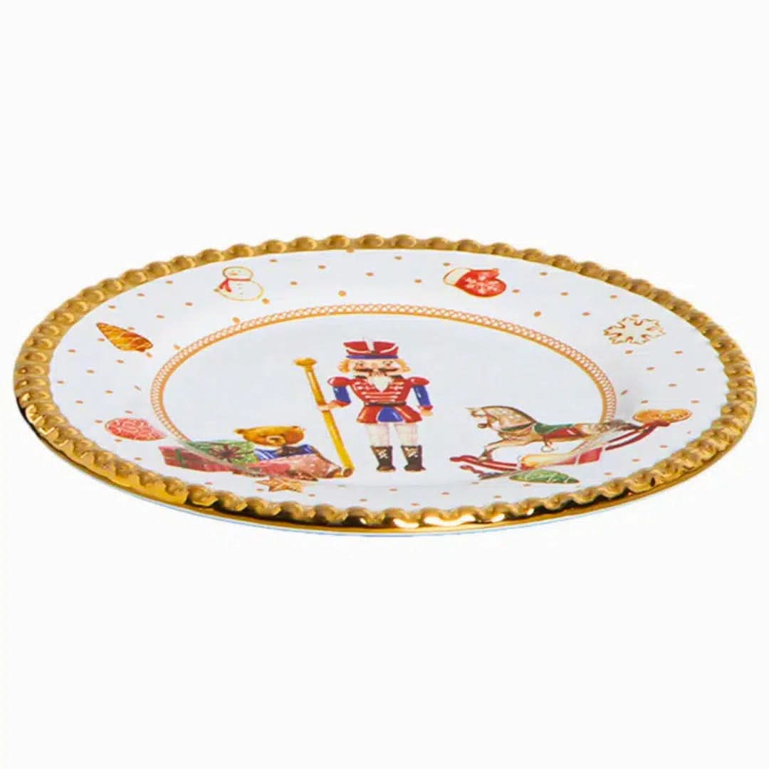 Kit Pratos Natalinos de Sobremesa – 6 Peças