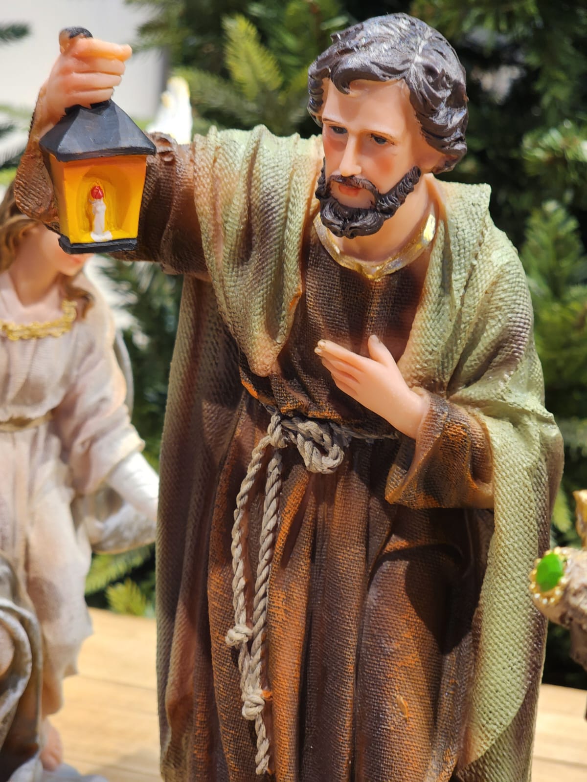 PRESÉPIO DE RESINA LUXO 11 PÇS